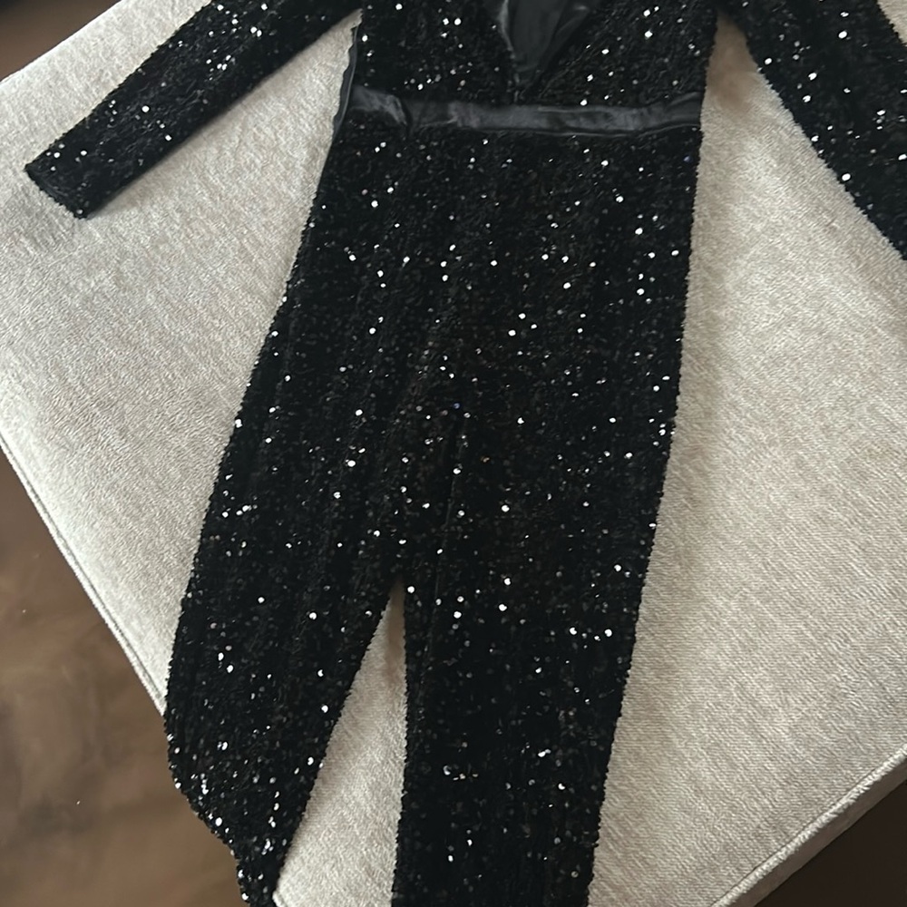Beautiful Black Sequin Jumpsuit